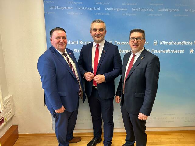 v.l. Landtagsabgeordneter Roman Kainrath, Landesrat Heinrich Dorner, Landtagsabgeordneter Jürgen Karall. | Foto: Brenner Patrick