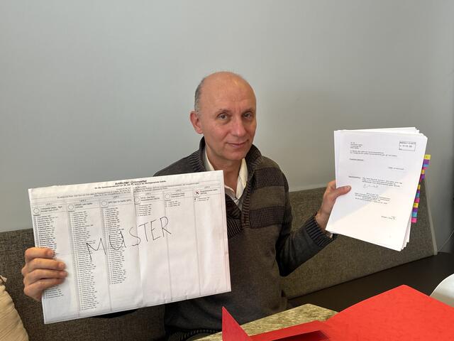 Robert Marschall bringt einen Antrag zur Wahlanfechtung ein. | Foto: Marlene Trenker