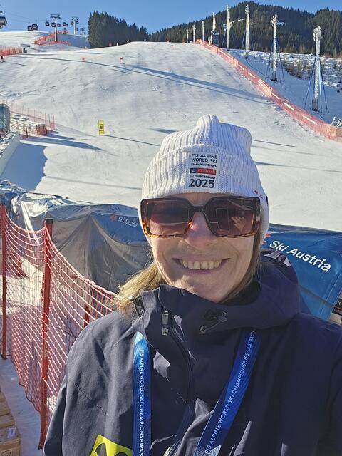 Monika Rossmanith aus Pixendorf hilft in Saalbach mit. | Foto: Monika Rossmanith