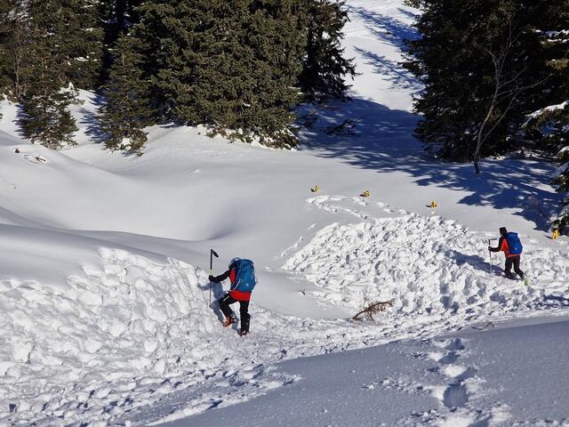 Winterübung am Hochkar: 19 Kameraden der Begrettung Göstling probten den Ernstfall. | Foto: Bergrettung Göstling an der Ybbs