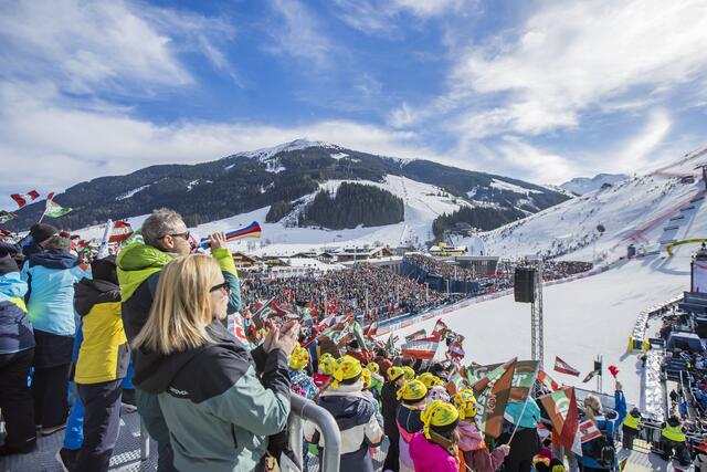 Heute steht die Damen-Abfahrt am Programm. | Foto: Land Salzburg/Neumayr/Leopold