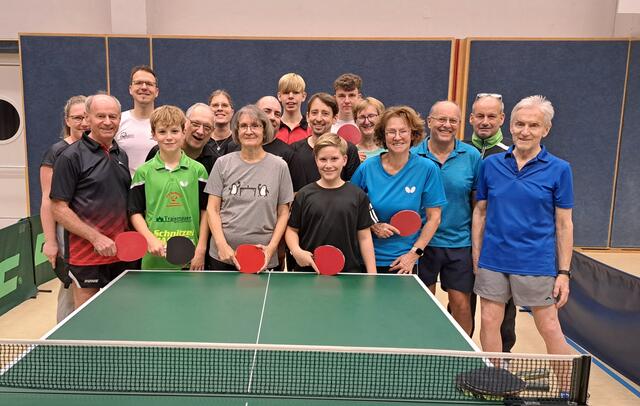 Teilnehmer der Hobby - Senioren Gruppe