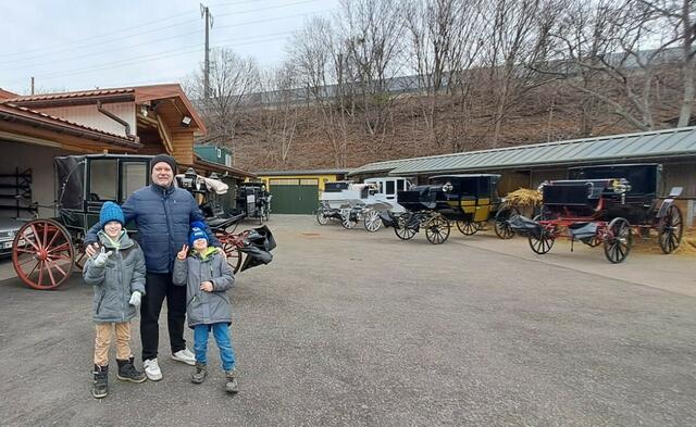 Stallführung mit dem Fiaker Paul (nicht am Foto) und einer anschließenden Kutschenfahrt 