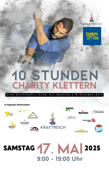 Plakat Charity Klettern | Foto: ClimbingZoo