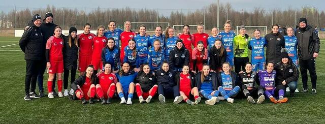 Die SPG Südburgenland/Hartberg spielte beim Trainingslager in Szentgotthard gegen den FC Egri. | Foto: FC Südburgenland