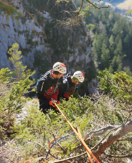 Die Einsatzkräfte der Bergrettung Reichenau waren innerhalb weniger Tage bei drei Rettungseinsätzen gefordert. | Foto: Reichenau Bergrettung