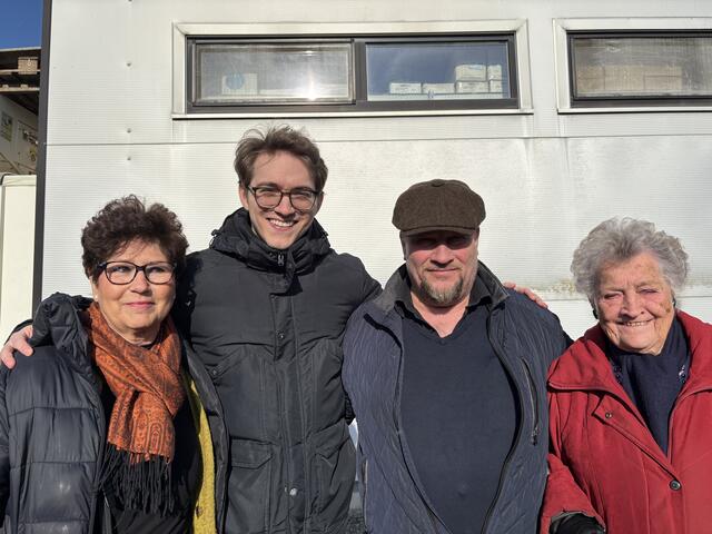 Familie Heiss, Schwägerin, Sohn, Bruder und Mutter von Christian Heiss freuten sich mit ihm. | Foto: Lina Chalusch