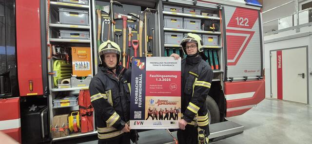 Die Freiwillige Feuerwehr Ternitz-Rohrbach ist bereit für eine launige Ballnacht. | Foto: Robin Weninger