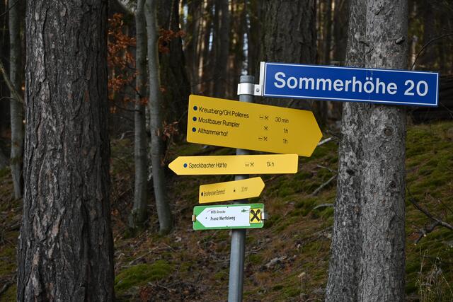 Da zweige ich Richtung Kreuzberg ab