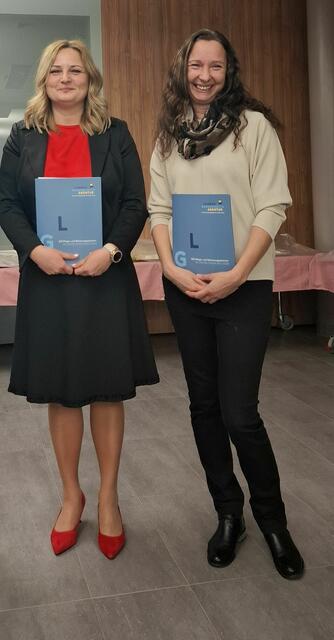 Jubilarin Martina Reithofer und Gabriela Blahova. | Foto: PBZ Scheiblingkirchen