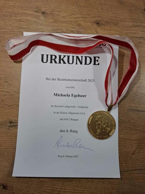 Aufgelegt erreichte Michaela Egelseer (Perg) mit 414,7 Ringen die höchste Ringzahl der Veranstaltung. | Foto: privat