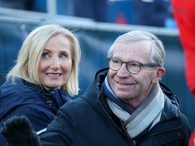 ÖSV-Präsidentin Roswitha Stadlober und LH Wilfried Haslauer | Foto: Roland Hölzl/MeinBezirk