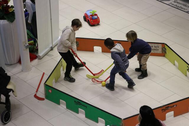 Die Kinder bewiesen ihr sportliches Talent beim Landhockey.  | Foto: EKZ west