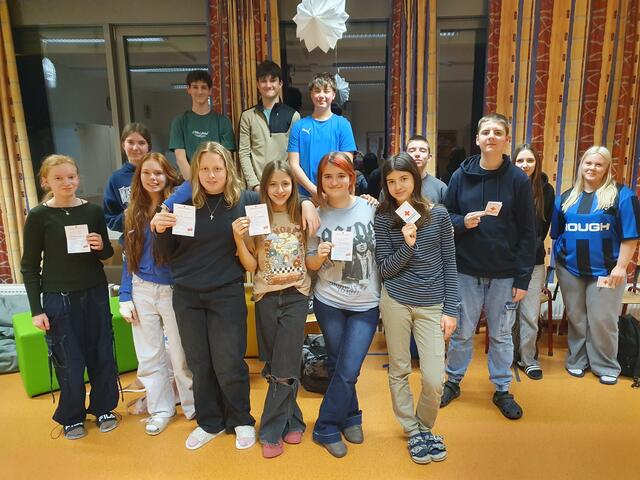 Der Erste-Hilfe-Kurs der Neuen Mittelschule Zwentendorf. | Foto: NÖMS Zwentendorf