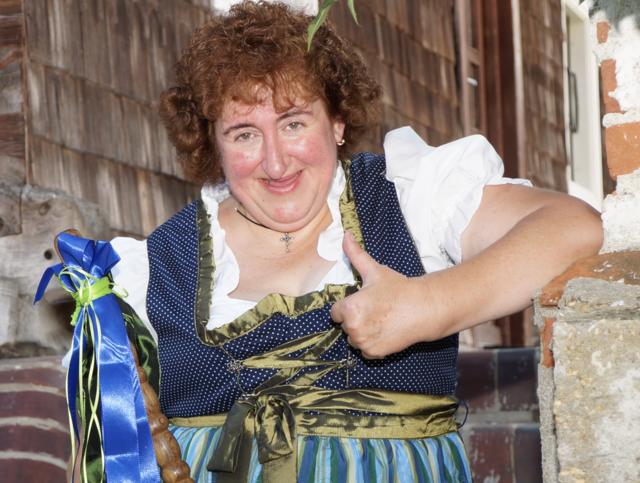 Renate Maier - die bayrische „G'stanzl Queen“
Foto: Postwirt