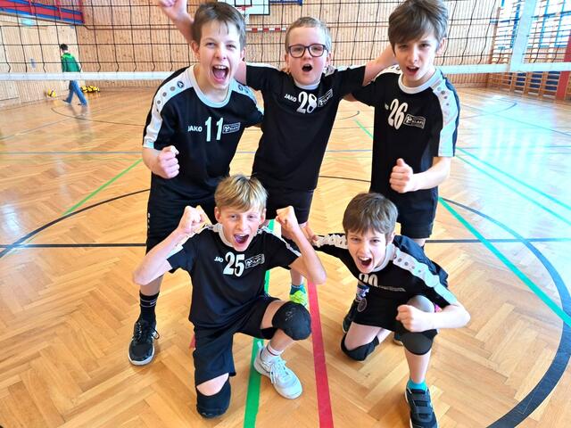 Großer Jubel bei den Burschen der U13. | Foto: VCB