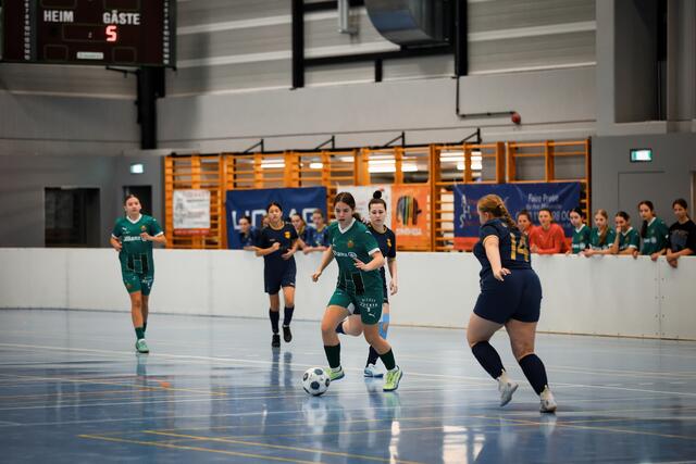 Rapids Kickerinnen hier im Spiel gegen die Spielerinnen des FNZ Linz Süd Ebelsberg – das Spiel endete gegen den späteren Finalisten 0:0-Remis. | Foto: Reischl