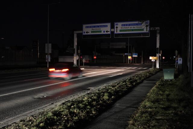 In der Nacht auf Dienstag, 11. Februar 2025, fiel der Strom in mehreren Teilen von Wels und Thalheim aus – Ampeln und Straßenbeleuchtung fielen aus. | Foto: laumat.at
