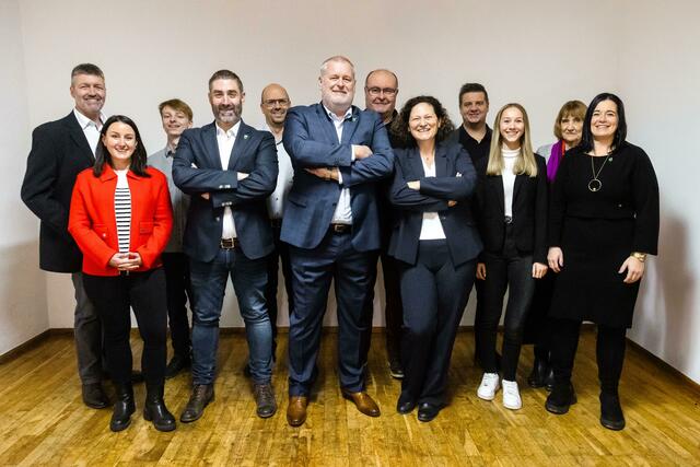 Die Ortspartei der SPÖ hat ihre Kandidatenliste für die bevorstehende Gemeinderatswahl vorgestellt. | Foto: SPÖ St. Peter-Freienstein
