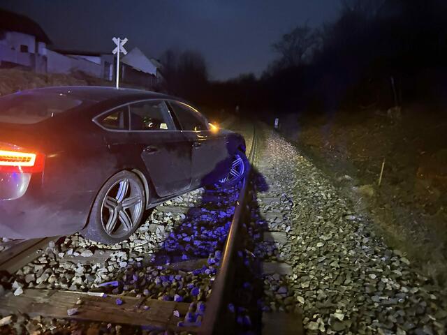 Der Fahrzeuglenker wurde bei dem kleinen Unfall nicht verletzt. | Foto: FF Mattersburg