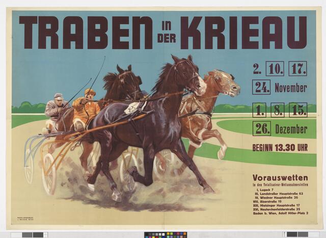 Eine neue digitale Plattform ermöglicht nun Zugang zu 150.000 Plakaten aus drei Jahrhunderten. (Symbolbild)

 | Foto: J. Weiner (Drucker)/Wien Museum