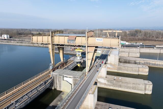 Neues Laufrad für Kraftwerk Wallsee-Mitterkirchen. | Foto: VERBUND/Johannes Wiedl