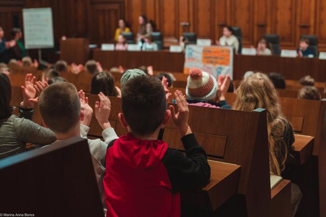 Demokratie von klein auf lernen: Das Grazer KinderParlament ist ein niederschwelliges Angebot zur Mitbestimmung. | Foto: Stadt Graz/Marina Anna Borics
