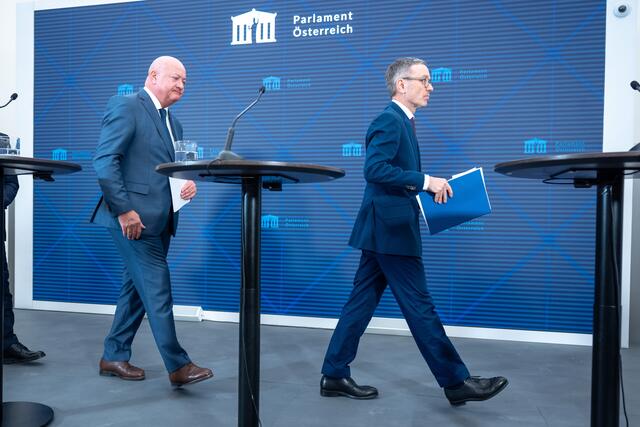 Die FPÖ hat das jüngste Angebot der ÖVP zur Ressortverteilung abgelehnt. | Foto: Helmut Graf / Heute / picturedesk.com