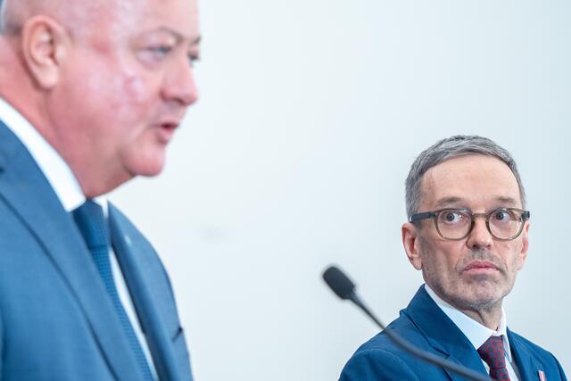 Kickl hat den Regierungsbildungsauftrag am Mittwochnachmittag zurückgelegt. | Foto: Helmut Graf / Heute / picturedesk.com