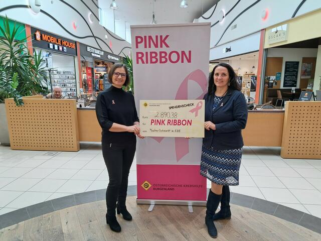 Durch die großzügigen Spenden beim Bücherflohmarkt im Einkaufszentrum Eisenstadt konnte eine beachtliche Summe erzielt werden. | Foto: Krebshilfe Burgenland