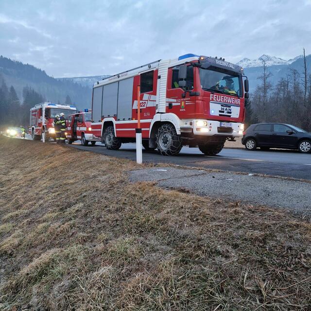 Im Einsatz standen die FF Winklern, Reintal, Lainach und Stall. | Foto: FF Reintal
