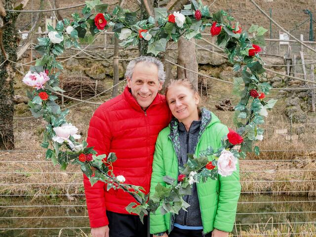 Fotopoint im Zoo Salzburg am Valentinstag | Foto: Zoo Salzburg Angelika Köppl