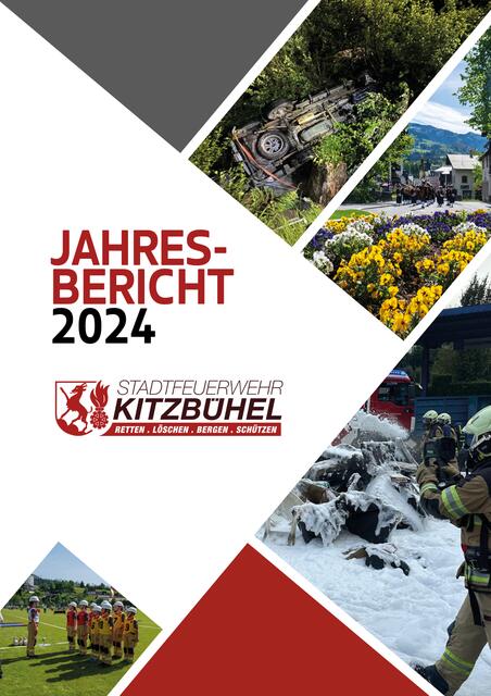 Der Jahresbericht. | Foto: Feuerwehr Kitzbühel