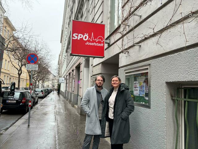 Bernd Kantosch (ehemalige Grüne) mit Parteivorsitzender Stefanie Vasold (SPÖ). | Foto: Pia Rotter