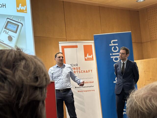 Stefan Manzenreiter und Michael Weilguni von MW technologies GmbH. | Foto: MeinBezirk Perg/Köck