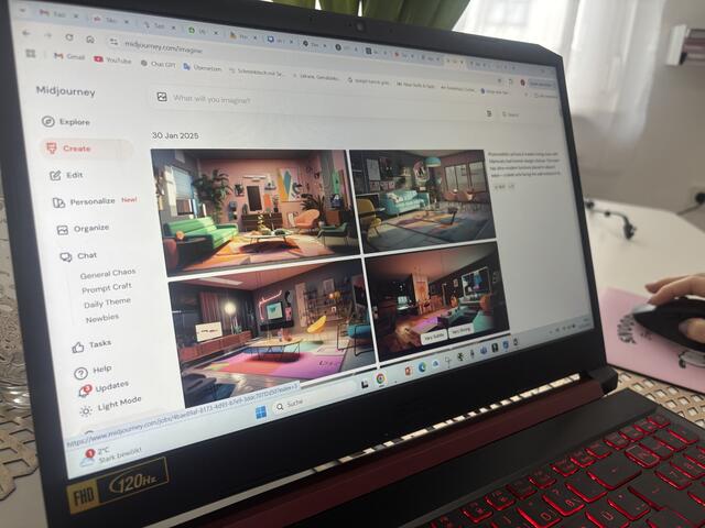 Tools, wie Midjourney, erstellen in Sekundenschnelle KI-generierte Bilder.  | Foto: Alexander Paulus