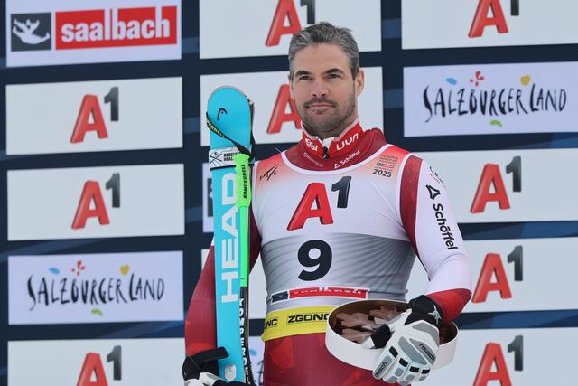 Vincent Kriechmayr patzt in der Abfahrt. Somit steht Manuel Feller vor einer großen Herausforderung im zweiten Durchgang. | Foto: Land Salzburg/Neumayr/Leopold