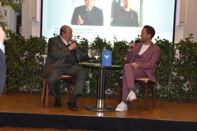 Künstlergespräch mit August Breininger und Markus Freistätter. | Foto: Preineder