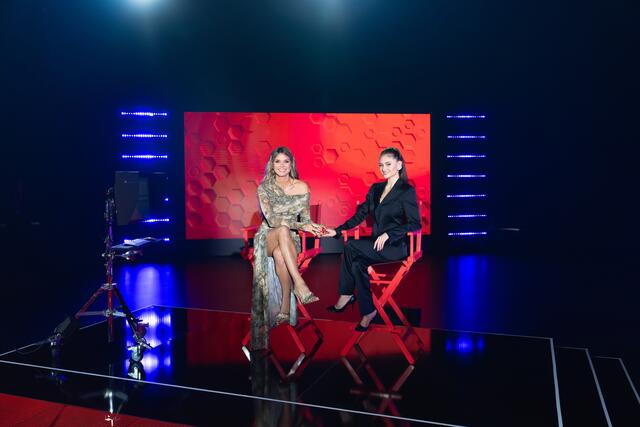Heidi Klum zusammen mit Tochter Leni. | Foto: ProSieben/Daniel Graf