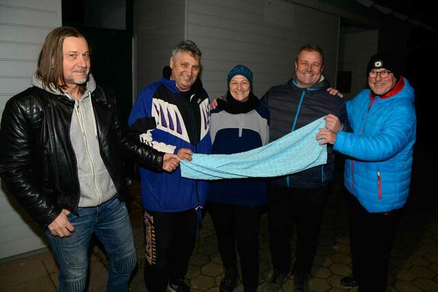 Manni unser Instruktor, Heinrich, Silvia,Bgm. Klepits und Günther 
Foto: freundlicherweise zur Verfügung gestellt von Weber Franz  