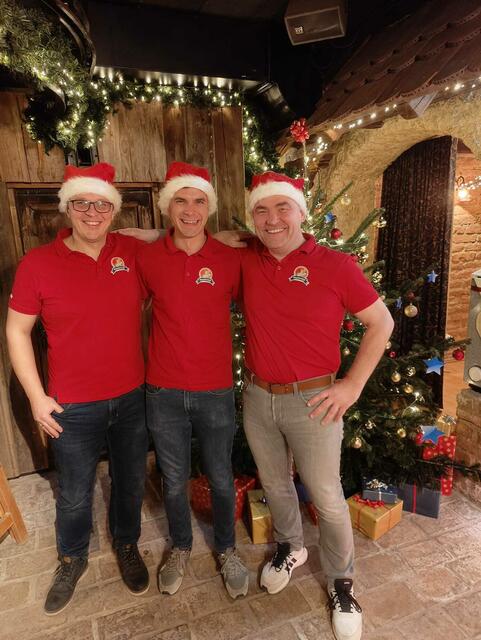 Die Waschrumpl-Taskforce: Christian Steinhuber, Martin Hofwimmer, und Bernhard Oberndorfer. | Foto: Waschrumpl