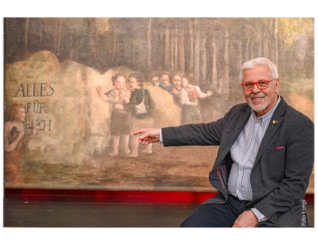 Günther Pakanecz im Theater am Tötenhengst in Kremsmünster. | Foto: Franz Lungenschmied