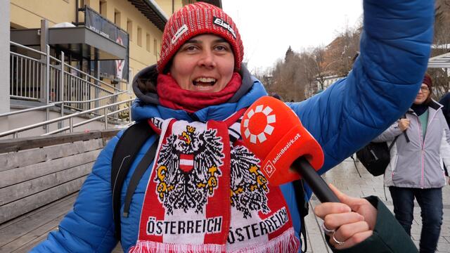 Der bekennende Österreich-Fan Sarina ließ sich einen Jubelschrei ins MeinBezirk-Mikro nicht entgehen. | Foto: MeinBezirk