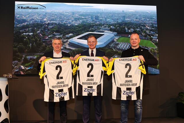 Stolzer Anlass: Die Raiffeisen Arena feierte ihren zweiten Geburtstag. | Foto: LASK
