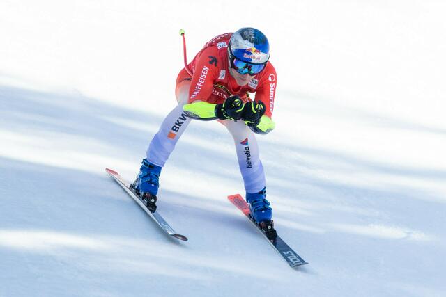 Kann sich der Schweizer in Saalbach zum Doppel-Weltmeister krönen und die Schweizer Festspiele fortsetzen? | Foto: Erich Spiess/ Red bull Content Pool