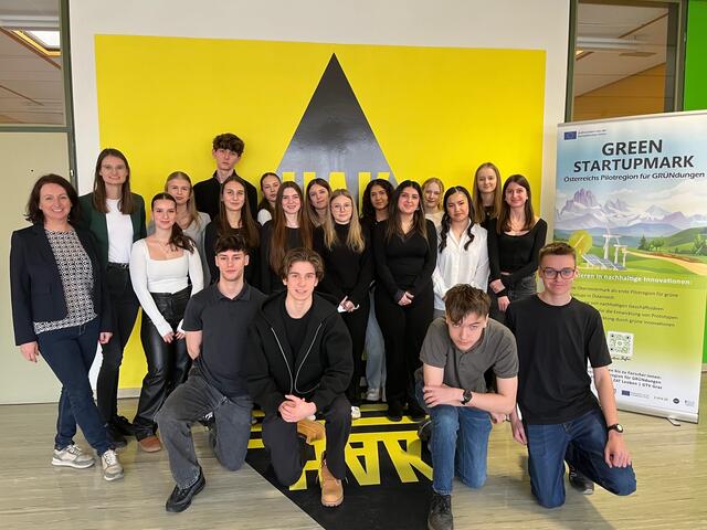 Der Entrepreneurial Spirit war entfalmmt beim Ideen-Pitch mit Schülerinnen und Schülern der 3AK HAK Deutschlandsberg. | Foto: HAK Deutschlandsberg