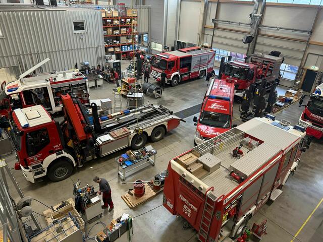 Der moderne Standort ermöglicht am Hauptsitz von Magirus Lohr eine Erweiterung der Produktions- und Serviceflächen um 1.000 Quadratmetern. | Foto: Waltl/BFVLB