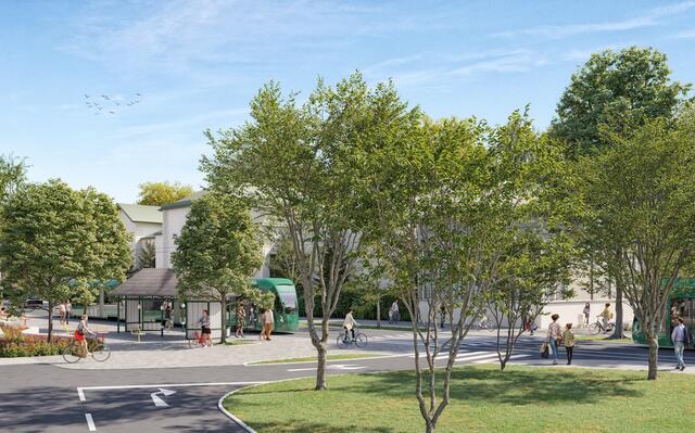 Nach der ersten Präsentation wurden Vorschläge aus der Bevölkerung rund um die Arbeiten zum zweigleisigen Ausbau der Linie 1 auf der Hilmteichstraße eingearbeitet. | Foto: Freiland Umweltconsulting ZT GmbH