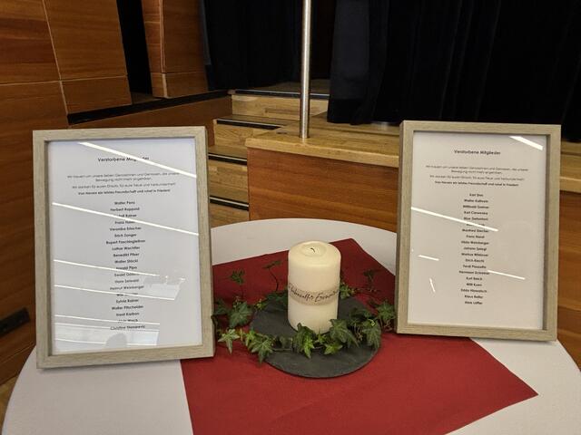 Vor der Wahl wurde an verstorbene Mitglieder gedacht. | Foto: Kendlbacher