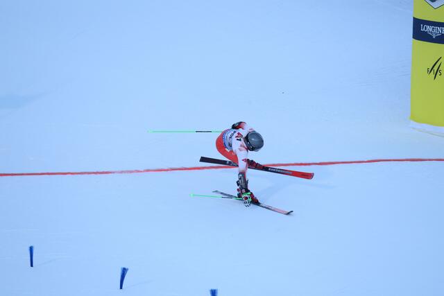 Letzte Medaillenchance für Österreichs Ski-Damen. Katharina Liensberger liegt nach dem ersten Durchgang auf Rang zwei. | Foto: Roland Hölzl / MeinBezirk